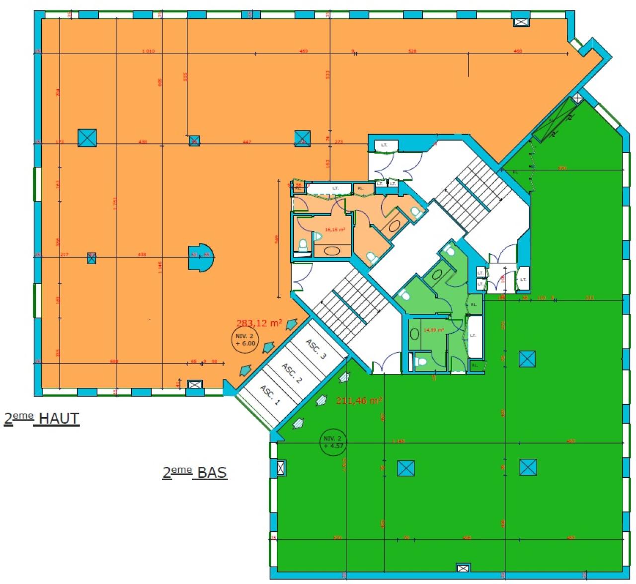 Bureau Lyon 833m² Location bureau Lyon Rhône OLBUR2427657 14